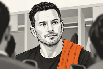 ロッカー前で取材に応じるJJ・レディック