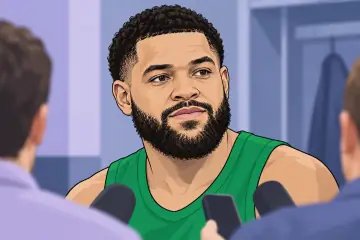 ロッカールームで語るフレッド・バンブリート